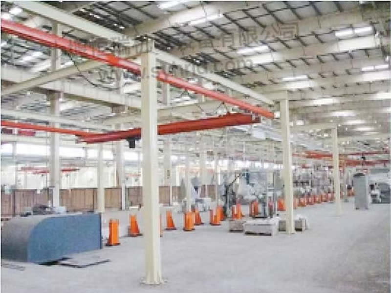 车桥装配线空中设备及钢构